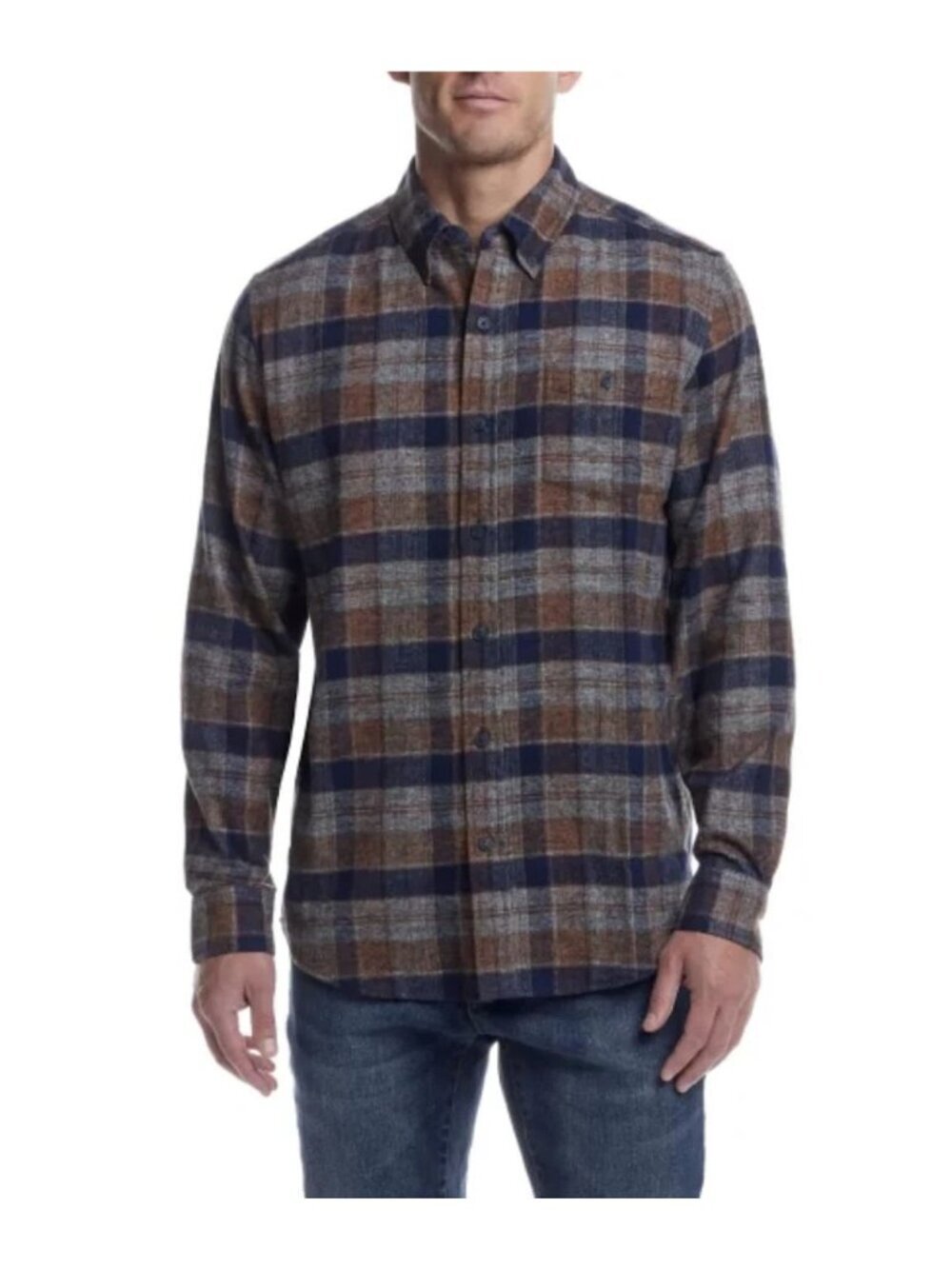 NWOT Weatherproof Vintage Men's XL Plaid Flannel Button-Down Shirt J1998
